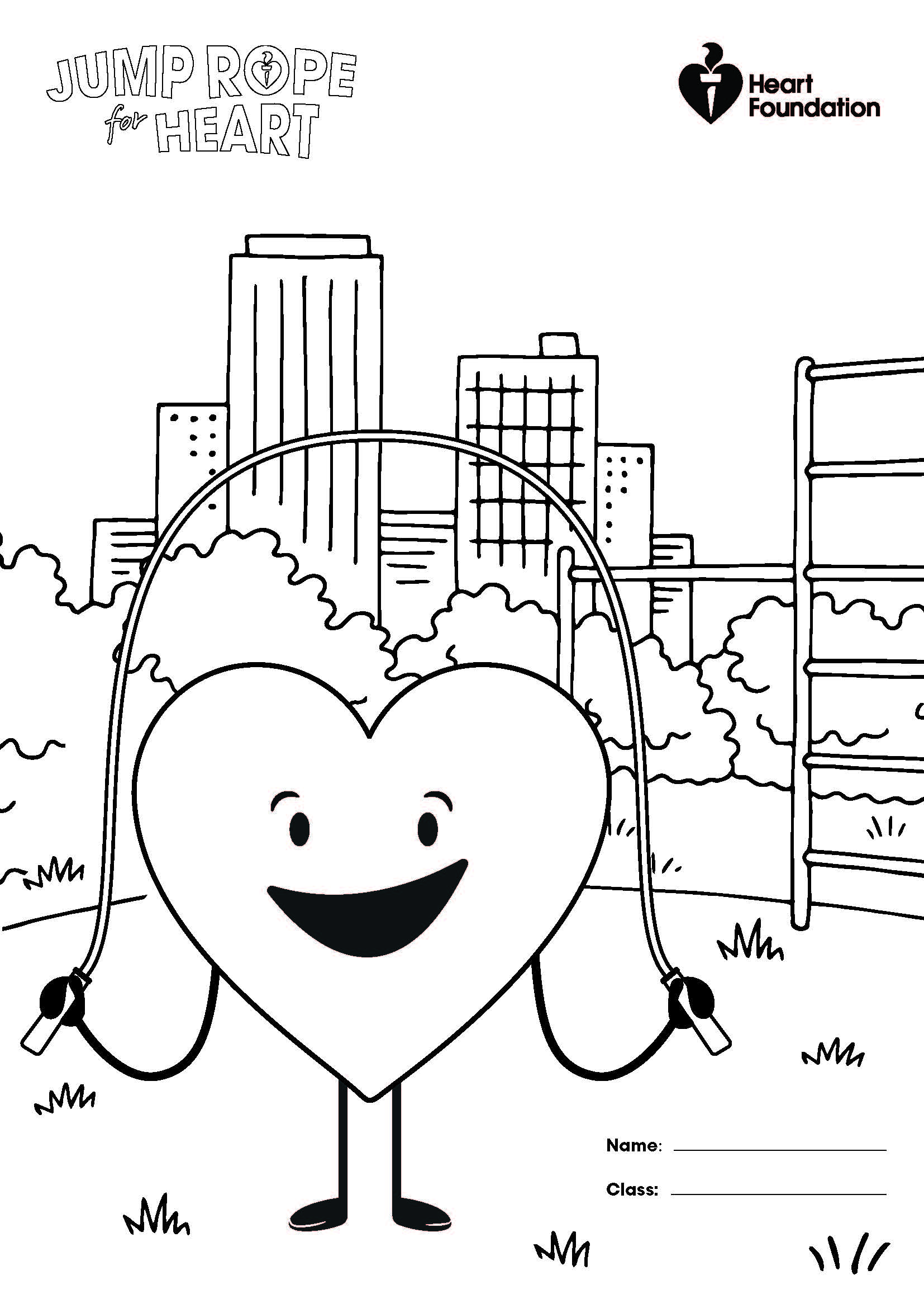 Color in sheet - Happy Heart