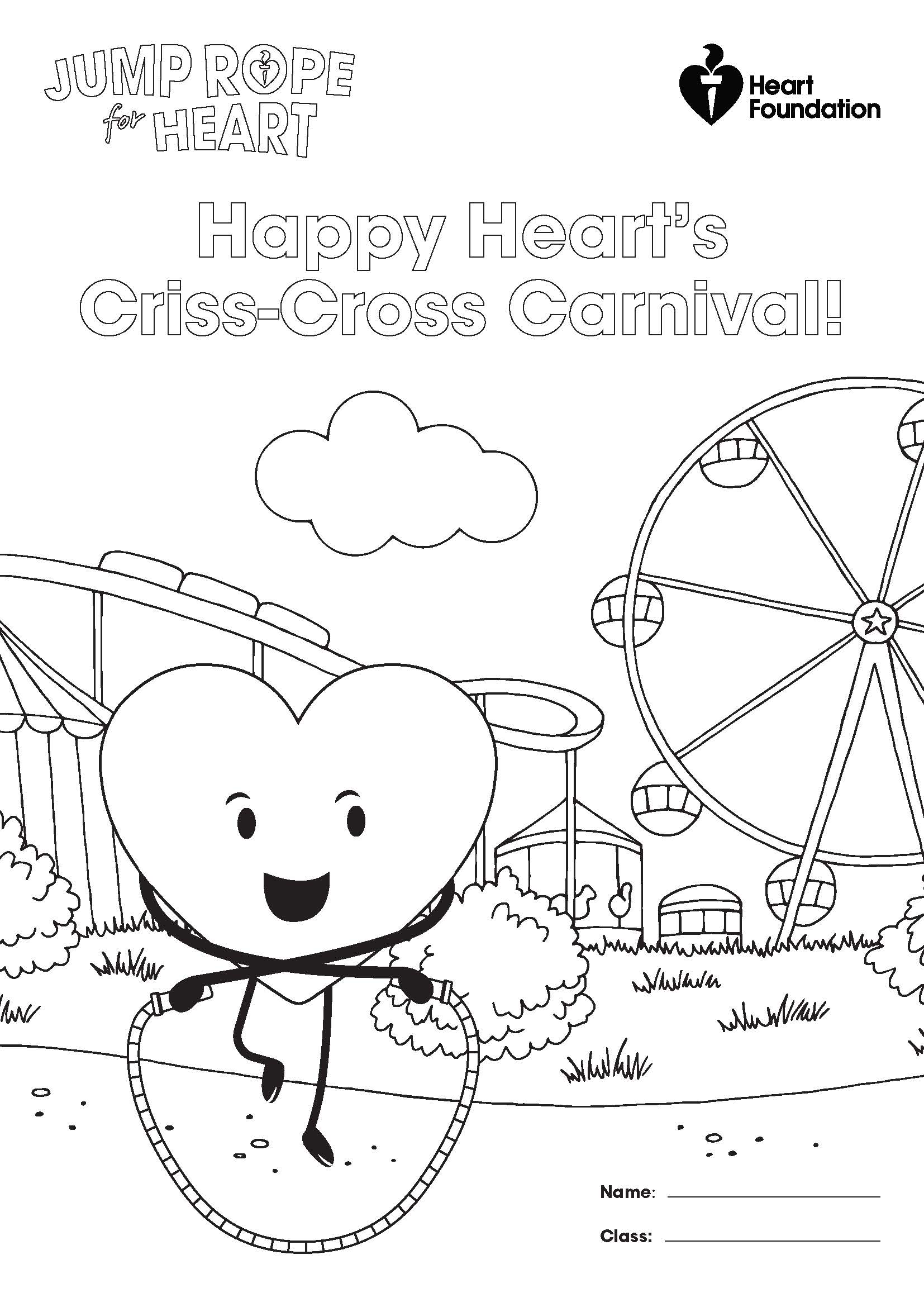 Color in sheet - Happy Heart Tricks