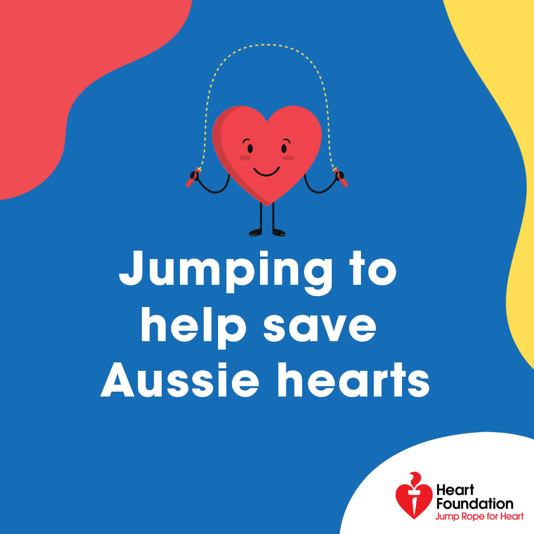 Social tile - Jumping to help save Aussie hearts